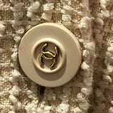 シャネル CHANEL ココマークボタンココマークボタンツイードジャケット ベージュ レディース その他アウター