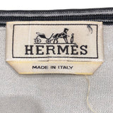 エルメス HERMES リネン混長袖ニットシャツ ベージュ ウール メンズ ニット