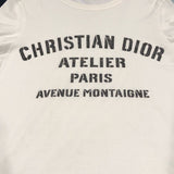 クリスチャン・ディオール Christian Dior アトリエロゴ長袖Ｔシャツ 043Ｊ611Ａ0589 コットン メンズ 長袖Ｔシャツ