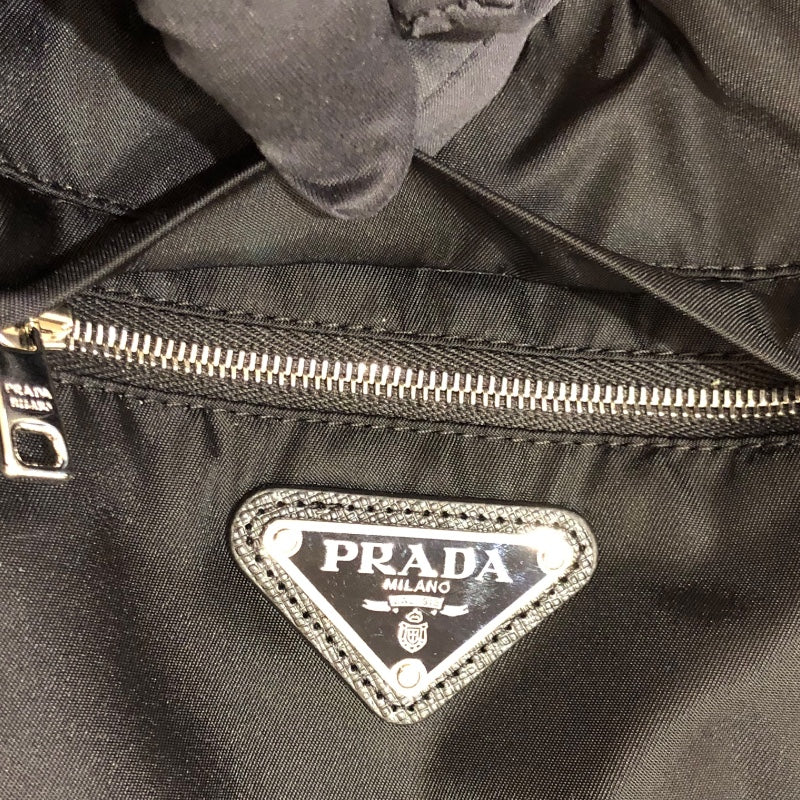 プラダ PRADA トライアングルジップスカート 21H881 ブラック/シルバー金具 ナイロン ナイロン レディース スカート