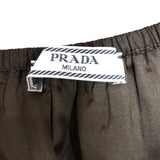 プラダ PRADA トライアングルジップスカート 21H881 ブラック/シルバー金具 ナイロン ナイロン レディース スカート