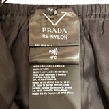 プラダ PRADA トライアングルジップスカート 21H881 ブラック/シルバー金具 ナイロン ナイロン レディース スカート