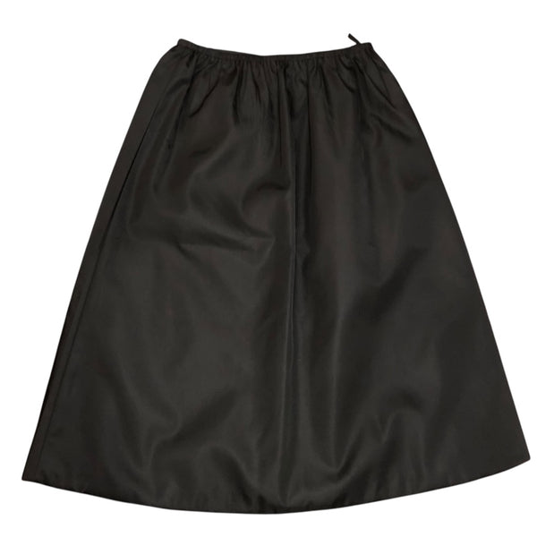 プラダ PRADA トライアングルジップスカート 21H881 ブラック/シルバー金具 ナイロン ナイロン レディース スカート
