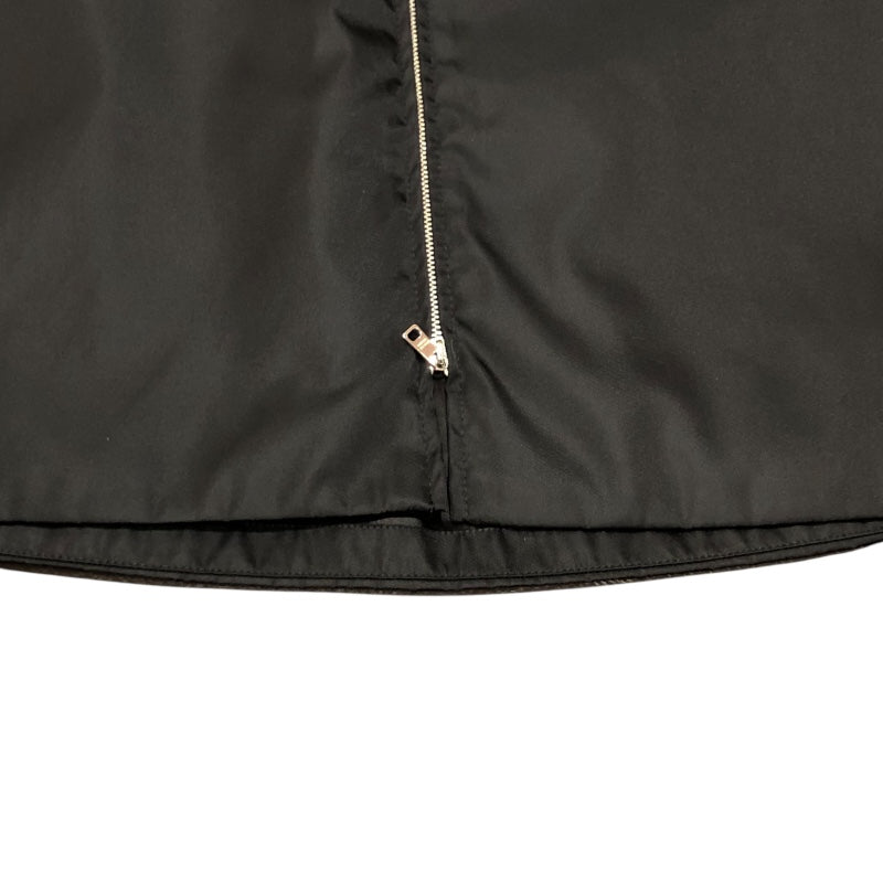 プラダ PRADA トライアングルジップスカート 21H881 ブラック/シルバー金具 ナイロン ナイロン レディース スカート