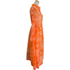 クリスチャン・ディオール Christian Dior トワルドゥジュイロングワンピース 241R55A3846 オレンジ コットン レディース ワンピース