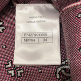 シャネル CHANEL ココマークハーフジップニットシャツ P74276 ホワイト シルク シルク レディース ポロシャツ