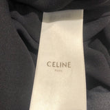 セリーヌ CELINE ドレープネックドットワンピース 2R378334F ブラック レーヨン レディース ワンピース
