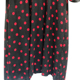 セリーヌ CELINE ドレープネックドットワンピース 2R378334F ブラック レーヨン レディース ワンピース