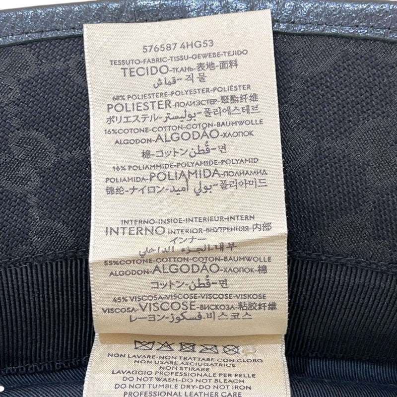グッチ GUCCI GGキャンバスフェドラハット 576587 コットン メンズ その他ファッション雑貨