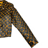 ルイ・ヴィトン LOUIS VUITTON モノグラム総柄ライダースジャケット FGLJ15JPS ブラック レザー レディース ライダースジャケット