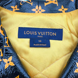ルイ・ヴィトン LOUIS VUITTON モノグラム総柄ライダースジャケット FGLJ15JPS ブラック レザー レディース ライダースジャケット
