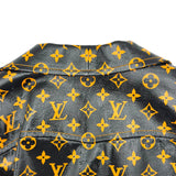 ルイ・ヴィトン LOUIS VUITTON モノグラム総柄ライダースジャケット FGLJ15JPS ブラック レザー レディース ライダースジャケット