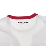 コーチ COACH ×PEANUTS　スヌーピー半袖Tシャツ ホワイト コットン メンズ 半袖Ｔシャツ