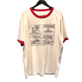 コーチ COACH ×PEANUTS　スヌーピー半袖Tシャツ ホワイト コットン メンズ 半袖Ｔシャツ