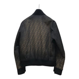 フェンディ FENDI FF総柄 ボンバージャケット FW1165 ブラウン ポリエステル メンズ ミリタリージャケット