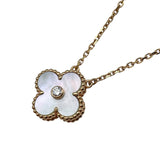 ヴァンクリーフ＆アーペル Van Cleef & Arpels ヴィンテージアルハンブラネックレス ゴールド Au750/マザーオブパール　 マザー オブ パール　 ジュエリー