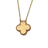 ヴァンクリーフ＆アーペル Van Cleef & Arpels ヴィンテージアルハンブラネックレス ゴールド Au750/マザーオブパール　 マザー オブ パール　 ジュエリー