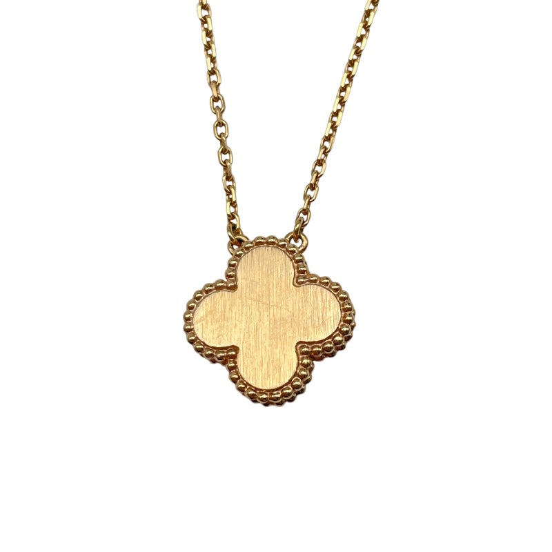 ヴァンクリーフ＆アーペル Van Cleef & Arpels ヴィンテージアルハンブラネックレス ゴールド Au750/マザーオブパール　 マザー オブ パール　 ジュエリー