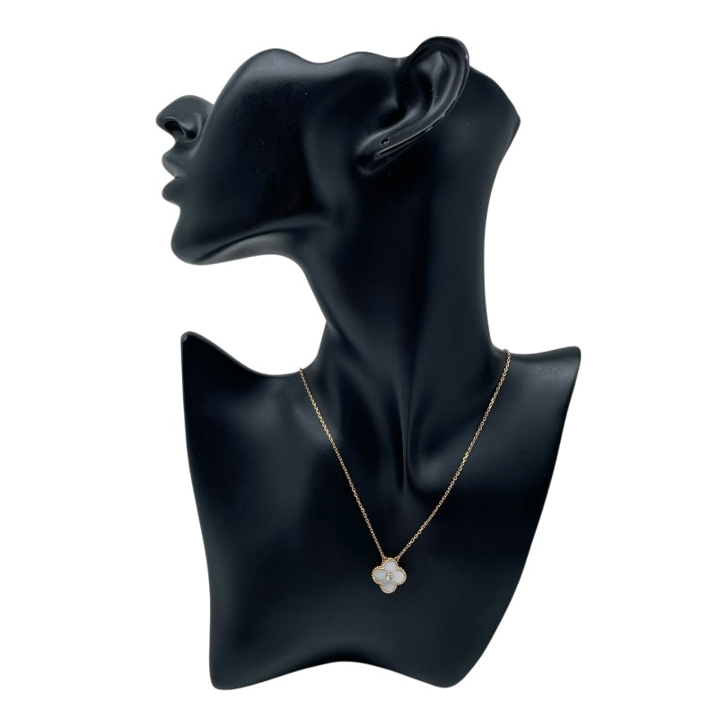 ヴァンクリーフ＆アーペル Van Cleef & Arpels ヴィンテージアルハンブラネックレス ゴールド Au750/マザーオブパール　 マザー オブ パール　 ジュエリー