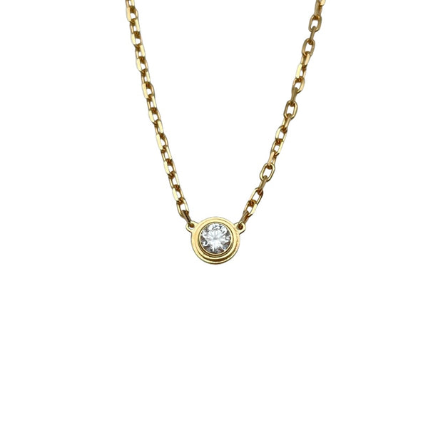 カルティエ Cartier ダムールダイヤネックレス ピンクゴールド K18PG ジュエリー
