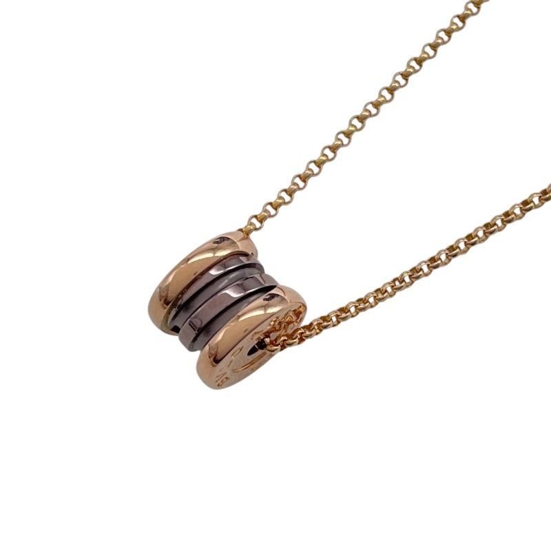 ブルガリ BVLGARI ビーゼロワンネックレス ゴールド 750 オニキス ジュエリー