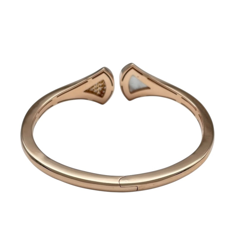 ブルガリ BVLGARI ディーヴァドリームバングル ピンクゴールド Au750/マザーオブパール/ダイヤモンド マザー オブ パール ジュエリー