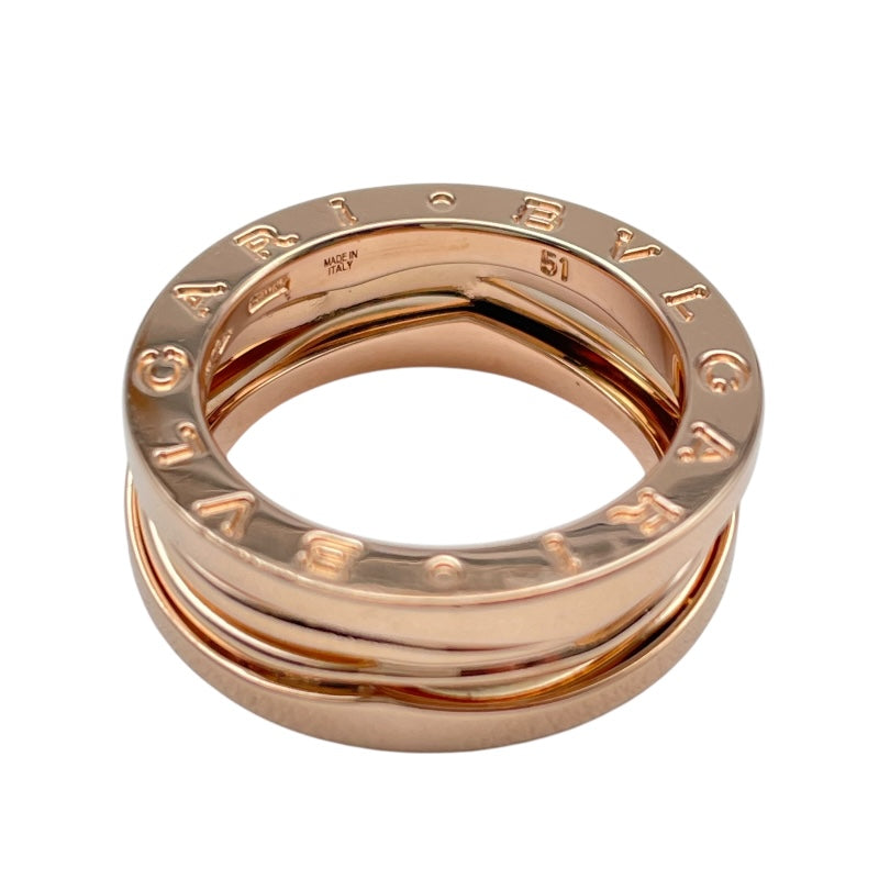 ブルガリ BVLGARI ビーゼロワンレジェンドリング ピンクゴールド Au750 ジュエリー
