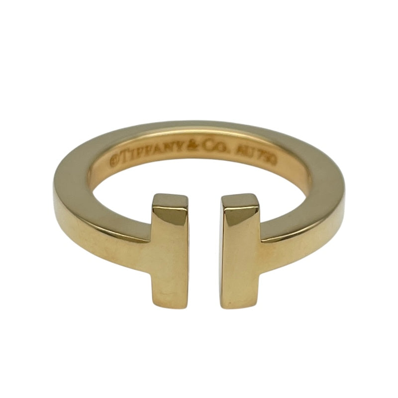 ティファニー TIFFANY＆CO Tスクエアリング ゴールド Au750 ジュエリー