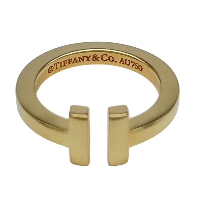 ティファニー TIFFANY＆CO Tスクエアリング ゴールド Au750 ジュエリー