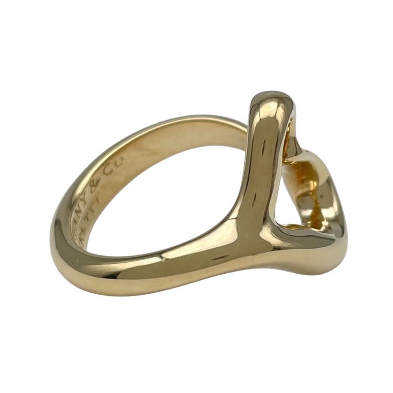 ティファニー TIFFANY＆CO オープンハートリング ゴールド 750 ジュエリー