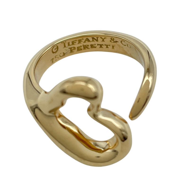 ティファニー TIFFANY＆CO オープンハートリング ゴールド 750 ジュエリー