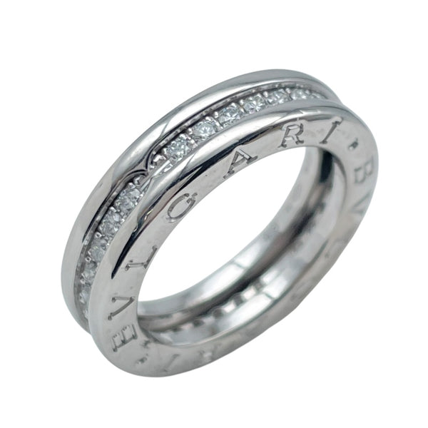 ブルガリ BVLGARI ビーゼロワンリング1バンド(XS) ホワイトゴールド K18WG ジュエリー