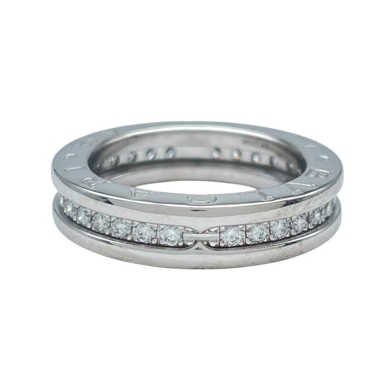 ブルガリ BVLGARI ビーゼロワンリング1バンド(XS) ホワイトゴールド Au750 ダイヤモンド ジュエリー