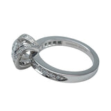 ティファニー TIFFANY＆CO リボンエンゲージメントダイヤリング プラチナ Pt950 ダイヤモンド ジュエリー