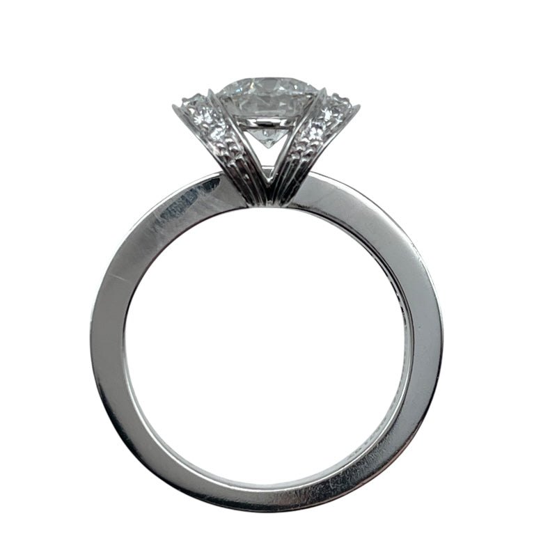 ティファニー TIFFANY＆CO リボンエンゲージメントダイヤリング プラチナ Pt950 ダイヤモンド ジュエリー