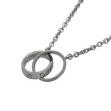 カルティエ Cartier ベビーラブネックレス ホワイトゴールド 750 ジュエリー
