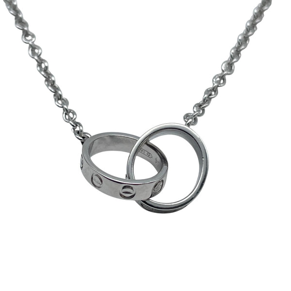 カルティエ Cartier ベビーラブネックレス ホワイトゴールド 750 ジュエリー