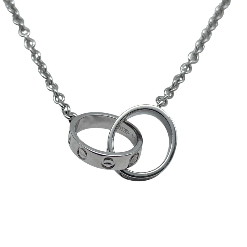 カルティエ Cartier ベビーラブネックレス ホワイトゴールド 750 ジュエリー