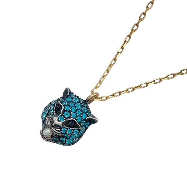 グッチ GUCCI ネックレス ゴールド Au750/SV ジュエリー