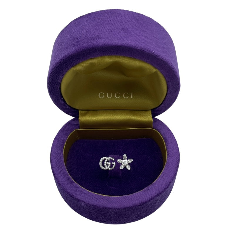 グッチ GUCCI GGフローラリング ホワイトゴールド K18WG ジュエリー