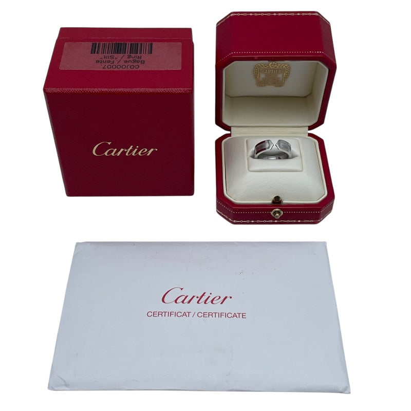 カルティエ Cartier C2リングSM ホワイトゴールド K18WG ジュエリー