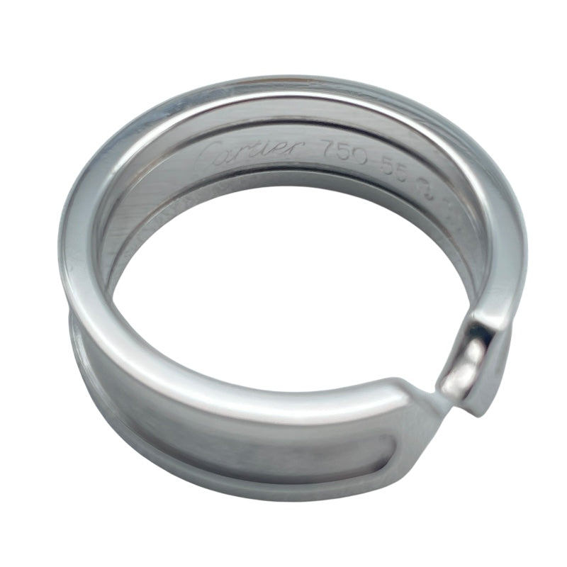 カルティエ Cartier C2リングSM ホワイトゴールド K18WG ジュエリー