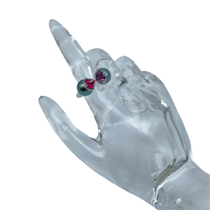 タサキ TASAKI リファインドリベリオンリング ホワイトゴールド 750 ブラックパール ジュエリー