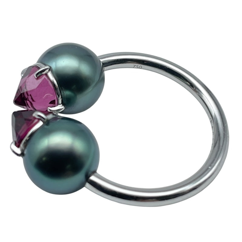 タサキ TASAKI リファインドリベリオンリング ホワイトゴールド 750 ブラックパール ジュエリー