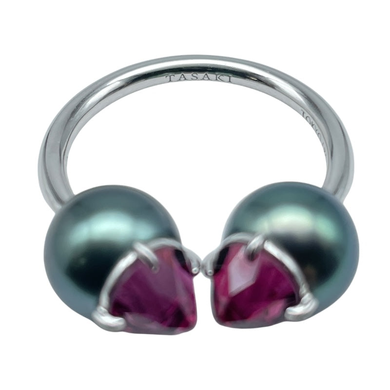 タサキ TASAKI リファインドリベリオンリング ホワイトゴールド 750 ブラックパール ジュエリー