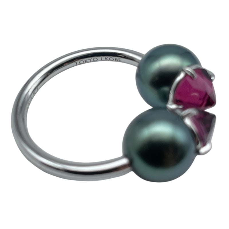 タサキ TASAKI リファインドリベリオンリング ホワイトゴールド 750 ブラックパール ジュエリー
