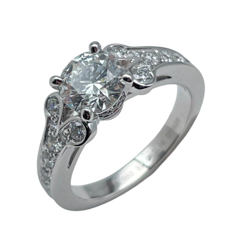 カルティエ Cartier バレリーナソリテールダイヤリング プラチナ Pt950 ジュエリー