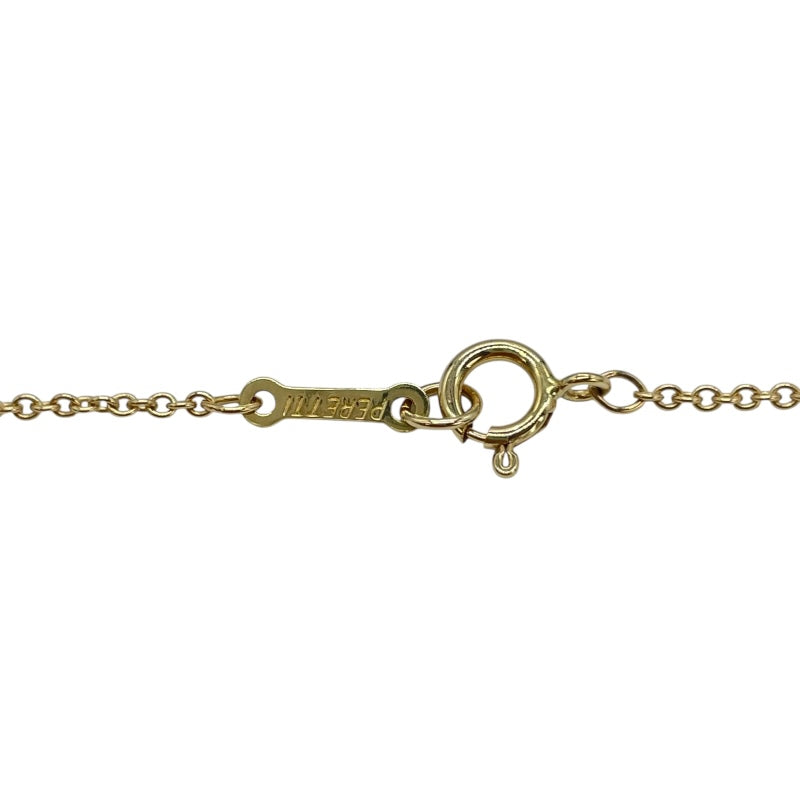 ティファニー TIFFANY＆CO オープンハートネックレス イエローゴールド 750 ジュエリー