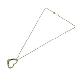 ティファニー TIFFANY＆CO オープンハートネックレス イエローゴールド 750 ジュエリー