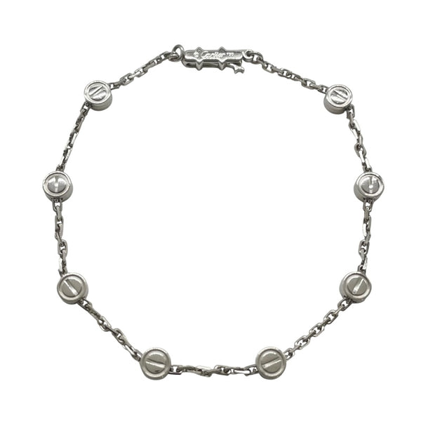 カルティエ Cartier ラブパスティーユブレス ホワイトゴールド K18WG ジュエリー